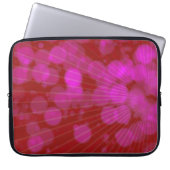 Funky lila Laptop-Hülse Laptopschutzhülle (Vorderseite)