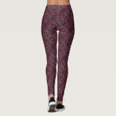 Funky Lila Leggings (Rückseite)