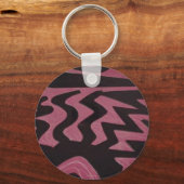 Funky Lila Schlüsselanhänger (Vorderseite)