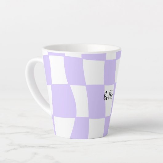 Funky lila Tasse (Linke Ecke)
