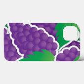 Funky lila Trauben Case-Mate iPhone Hülle (Rückseite (Horizontal))