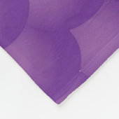 Funky lila Trauben Fleecedecke (Ecke)