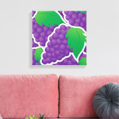 Funky lila Trauben Leinwanddruck (Insitu (Wohnzimmer))