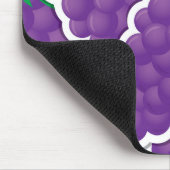 Funky lila Trauben Mousepad (Ecke)