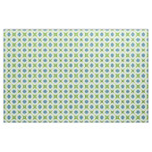 Funky Lime Green Aqua Turquoise Square Mosaik Stoff (Yard (91,4 cm))