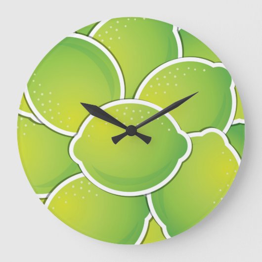 Funky Limon Große Wanduhr (Vorderseite)