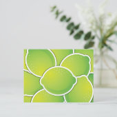 Funky Limon Postkarte (Stehend Vorderseite)