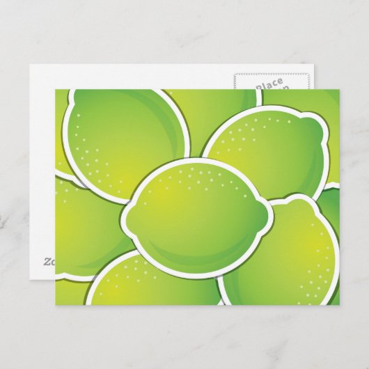 Funky Limon Postkarte (Vorne/Hinten)