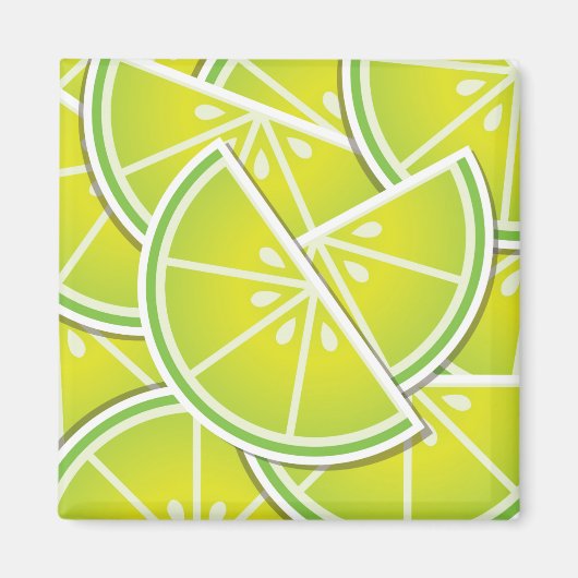 Funky Limone Kanten Magnet (Vorne)