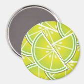 Funky Limone Kanten Magnet (Vorderseite/Rückseite)