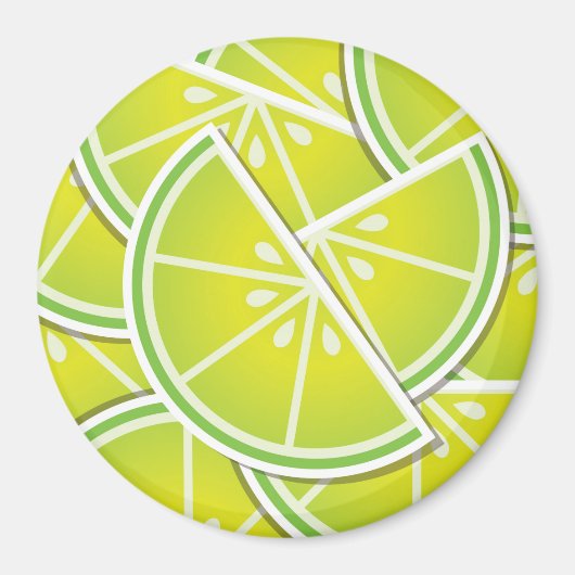 Funky Limone Kanten Magnet (Vorne)
