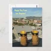 Funky Los Angeles Postcard! Postkarte (Vorne/Hinten)