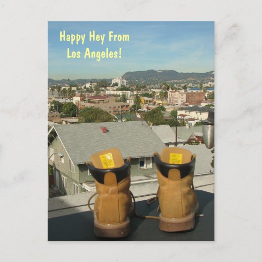 Funky Los Angeles Postcard! Postkarte (Vorderseite)