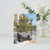 Funky Los Angeles Postcard! Postkarte (Stehend Vorderseite)