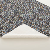 Funky lustige leopard Printmuster originell Sherpadecke (3/4)