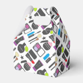 Funky Makeup Collage Geschenkschachtel (Vorderseite)