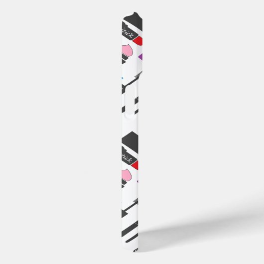 Funky Makeup Cosmetics Collage Pattern Case-Mate iPhone Hülle (Rückseite / Rechts)