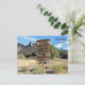 Funky Malibu Postcard! Postkarte (Stehend Vorderseite)