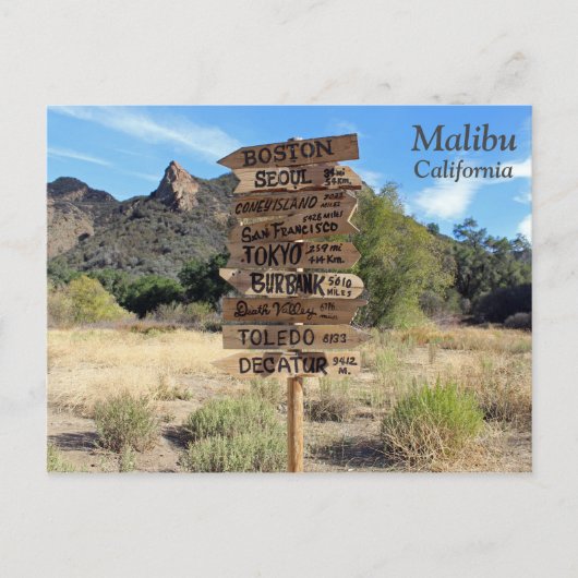 Funky Malibu Postcard! Postkarte (Vorderseite)