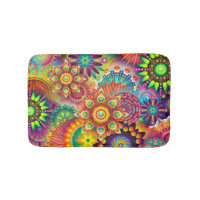 Funky Mandalases Bath Mat