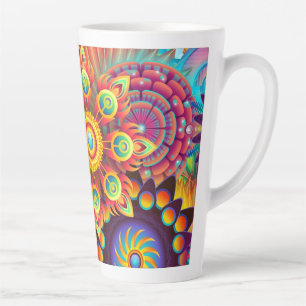 Funky Mandalases Latte Tasse
