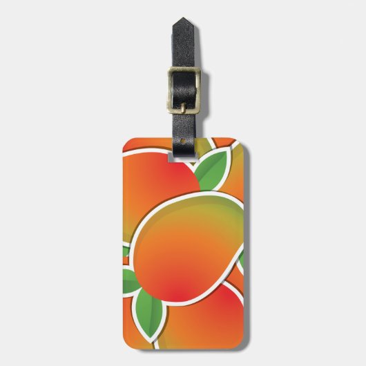 Funky Mango Gepäckanhänger (Vorderseite vertikal)