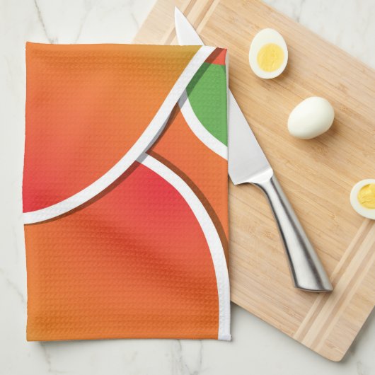 Funky Mango Geschirrtuch (Viertel Falte)