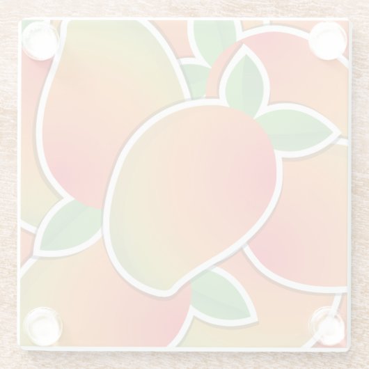 Funky Mango Glasuntersetzer (Rückseite)