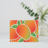 Funky Mango Postkarte (Stehend Vorderseite)