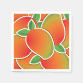 Funky Mango Serviette (Vorderseite)