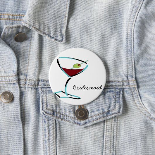 Funky Martini aqua Button (Beispiel)