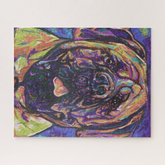 Funky-Mastiff-Dog-Puzzle Puzzle (Horizontal)