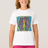 Funky Meerjungfrau-Shirt T-Shirt (Vorderseite)