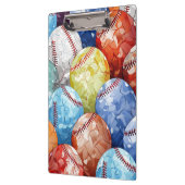 Funky Mehrfarbig Baseballs Klemmbrett (Links)