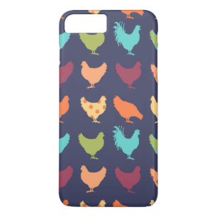 Funky Mehrfarbiges Hühnermuster Case-Mate iPhone Hülle