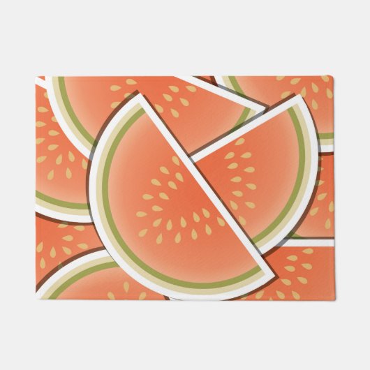 Funky Melone Keile Fußmatte (Vorderseite)