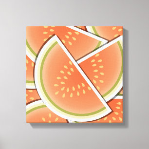 Funky Melone Keile Leinwanddruck