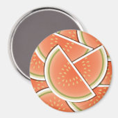 Funky Melone Keile Magnet (Vorderseite/Rückseite)