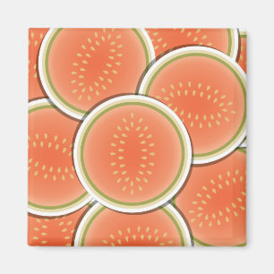 Funky melones magnet
