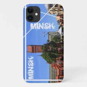 Funky Minsk Belarus Architektur iPhone 11 Fall Case-Mate iPhone Hülle
