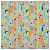 Funky Mitte des Jahrhunderts Stoff (Muster)