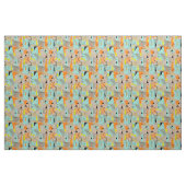 Funky Mitte des Jahrhunderts Stoff (Fat Quarter (45,7 x 55,9 cm))