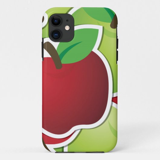 Funky mixed apples Case-Mate iPhone hülle (Rückseite)