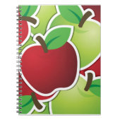 Funky mixed apples notizblock (Vorderseite)