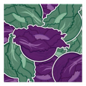 Funky Mixed Cabbage Poster (Vorderseite)