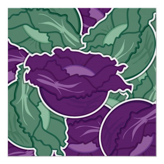 Funky Mixed Cabbage Poster (Vorderseite)