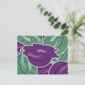 Funky Mixed Cabbage Postkarte (Stehend Vorderseite)
