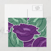 Funky Mixed Cabbage Postkarte (Vorne/Hinten)