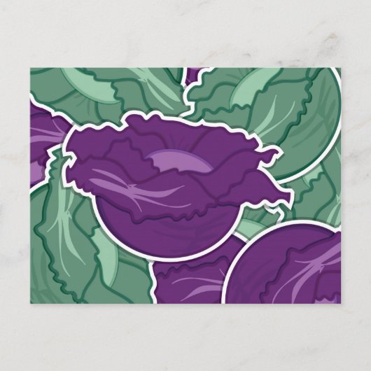 Funky Mixed Cabbage Postkarte (Vorderseite)
