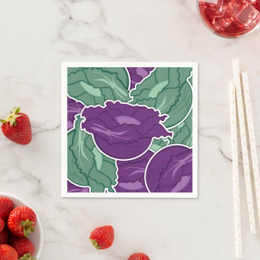Funky Mixed Cabbage Serviette (Beispiel)
